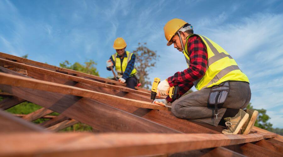 Professional metal roof installation in Justin, TX